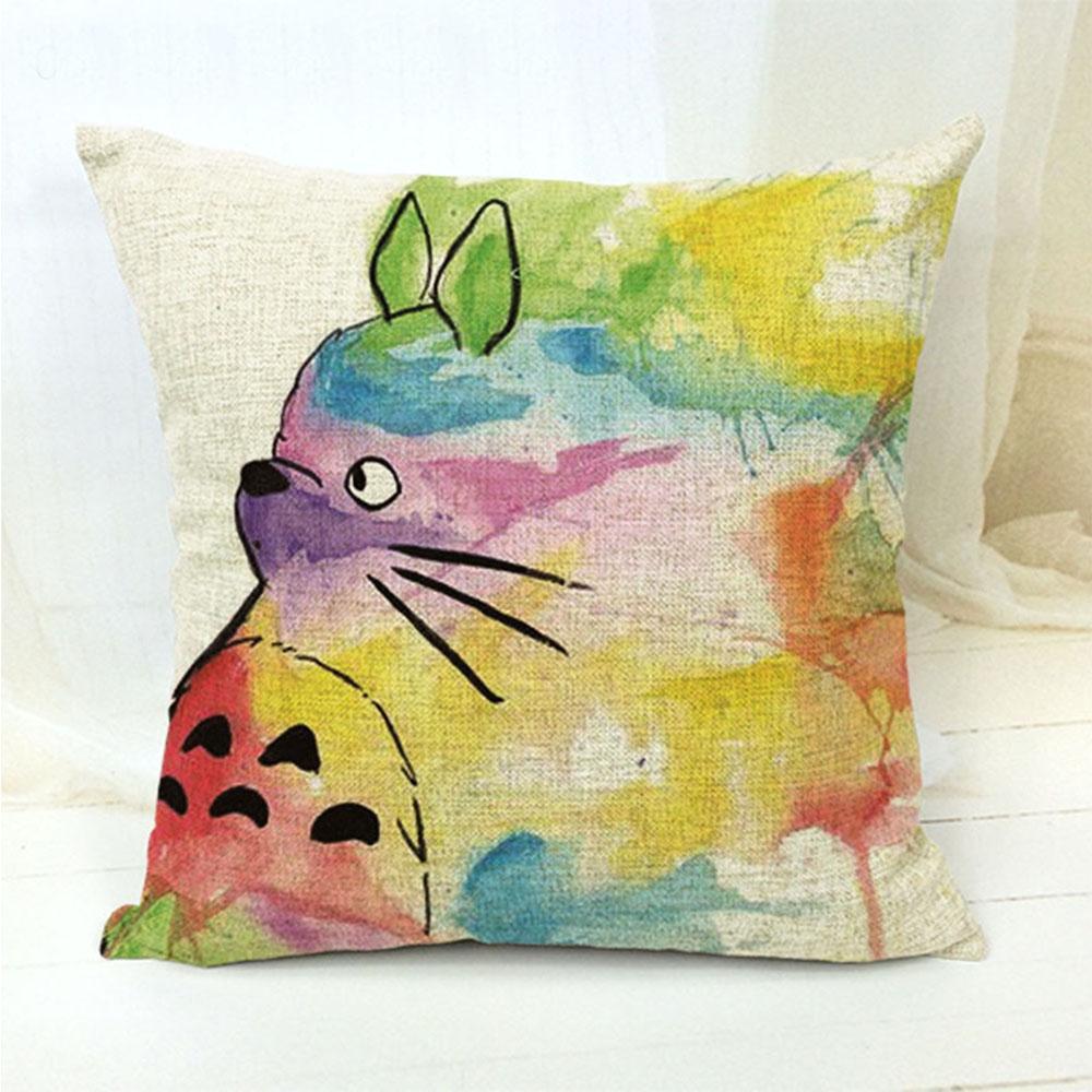1000x1000 Japanese Cartoon Cat Art Painting Pillow Cushion For Cartoon Real - Japanese Cartoon Painting