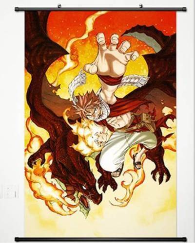 400x500 Anime Fairy Tail Natsu Dragnir Home Decor Poster Wall - Japanese Cartoon Painting