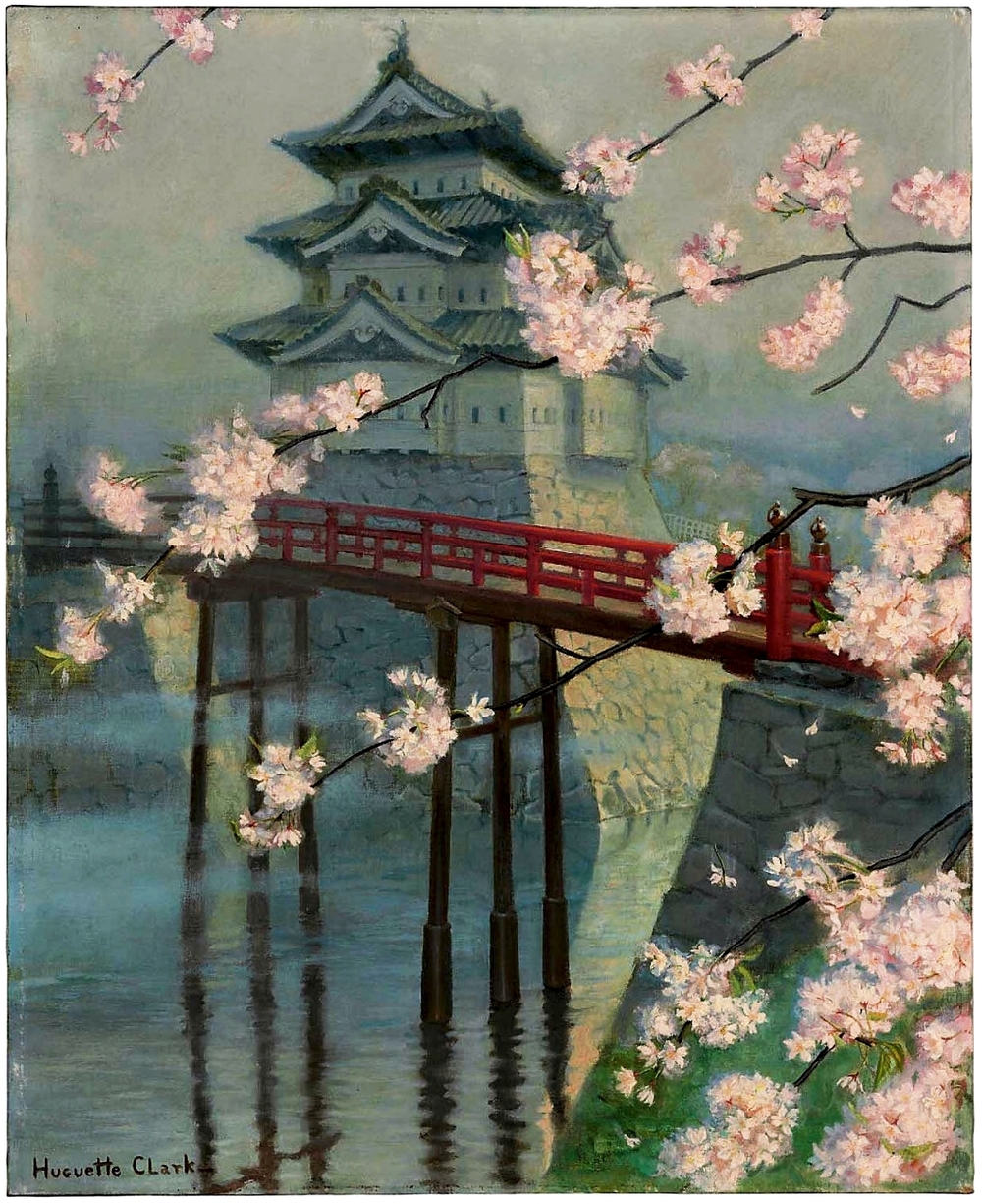 1000x1225 Huguette's Paintings Empty Mansions, The No. 1 Bestselling - Japanese Castle Painting