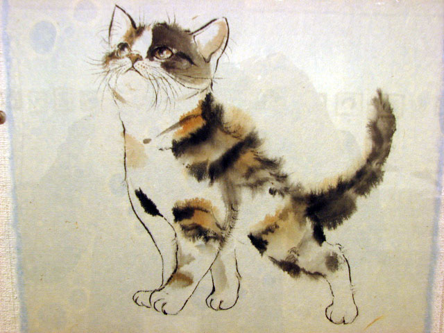 640x480 My Himalayan Cat Goma Blog - Japanese Cat Painting