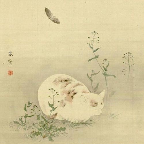 500x500 Best Japan Design Paint Ink 5 Images On Designspiration - Japanese Cat Painting