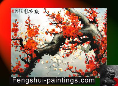 400x291 Japanese Cherry Blossom Painting Telas Paisagens - Japanese Cherry Blossom Painting