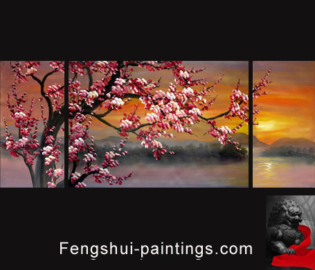 455x390 Cherry Blossoms - Japanese Cherry Blossom Painting