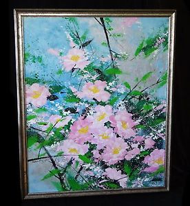 Japanese Cherry Blossom Painting Acrylic