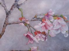 236x177 Kids Kid And Art - Japanese Cherry Blossom Painting Acrylic