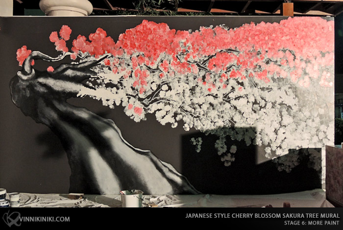 700x469 Vinni Kiniki Graffiti Amp Mural Artist For Hire - Japanese Cherry Blossom Tree Painting