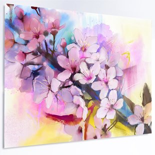 310x310 Japanese Blossom Wall Art Wayfair - Japanese Cherry Blossom Watercolor Painting