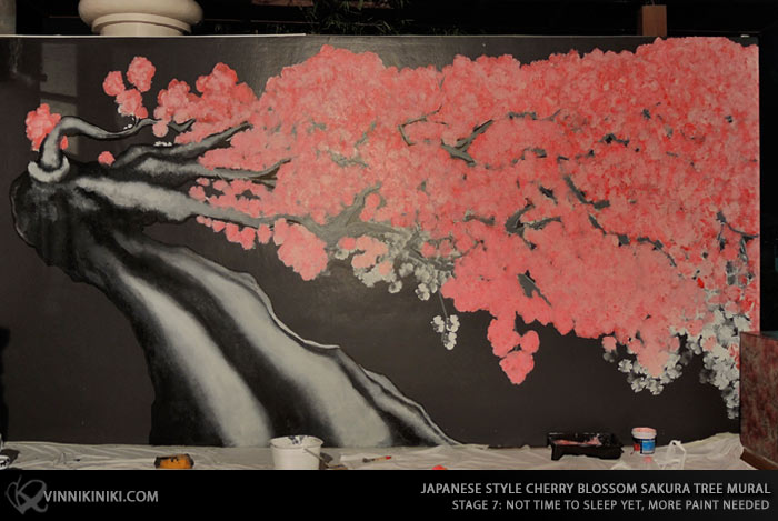 700x469 Vinni Kiniki Graffiti Amp Mural Artist For Hire How Artist Paints - Japanese Cherry Tree Painting