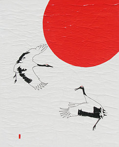 243x300 Red Crowned Crane Paintings Fine Art America - Japanese Crane Painting