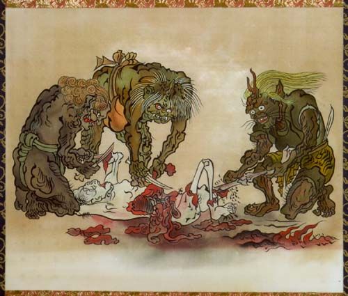 500x425 The 82 Best Arte Japones Images On Japanese Art, Japan - Japanese Demon Painting