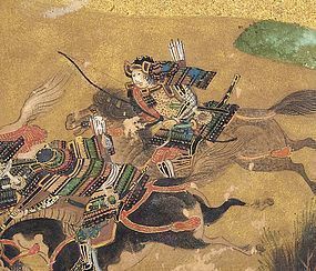 285x244 Japanese Fan Painting - Japanese Fan Painting