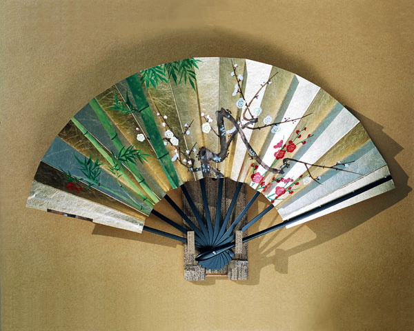 600x480 Japanese Fans, Handmade In Kyoto - Japanese Fan Painting