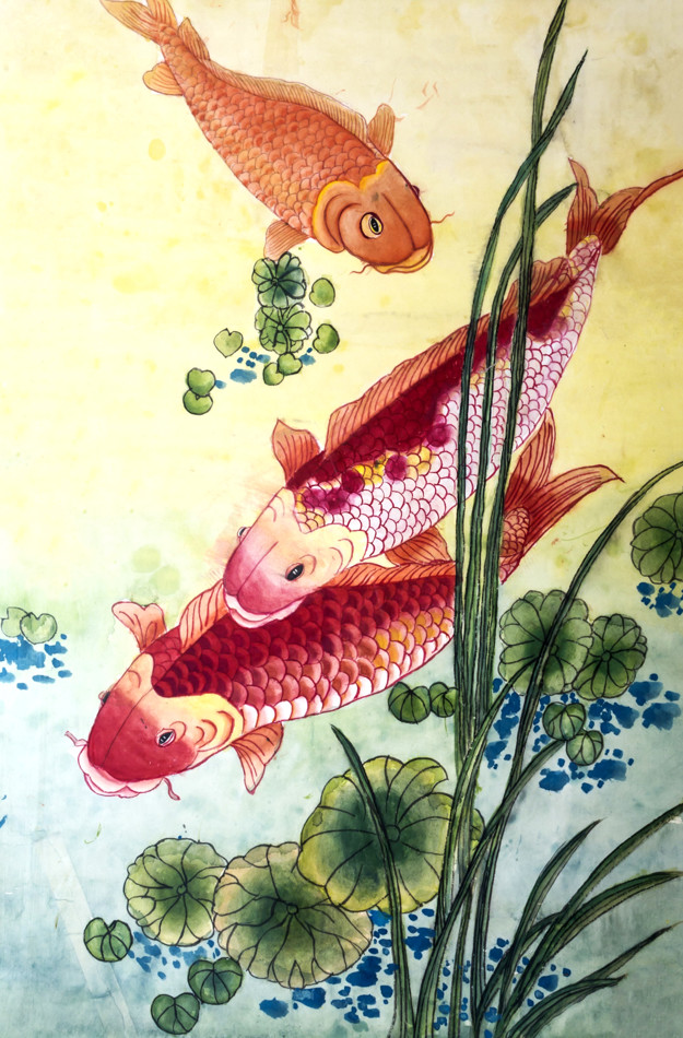 625x950 Japanese Painting Japan Nature Traditional Season Photo Free - Japanese Fish Painting