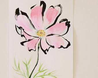 340x270 Japanese Flower Paintings - Japanese Flower Painting