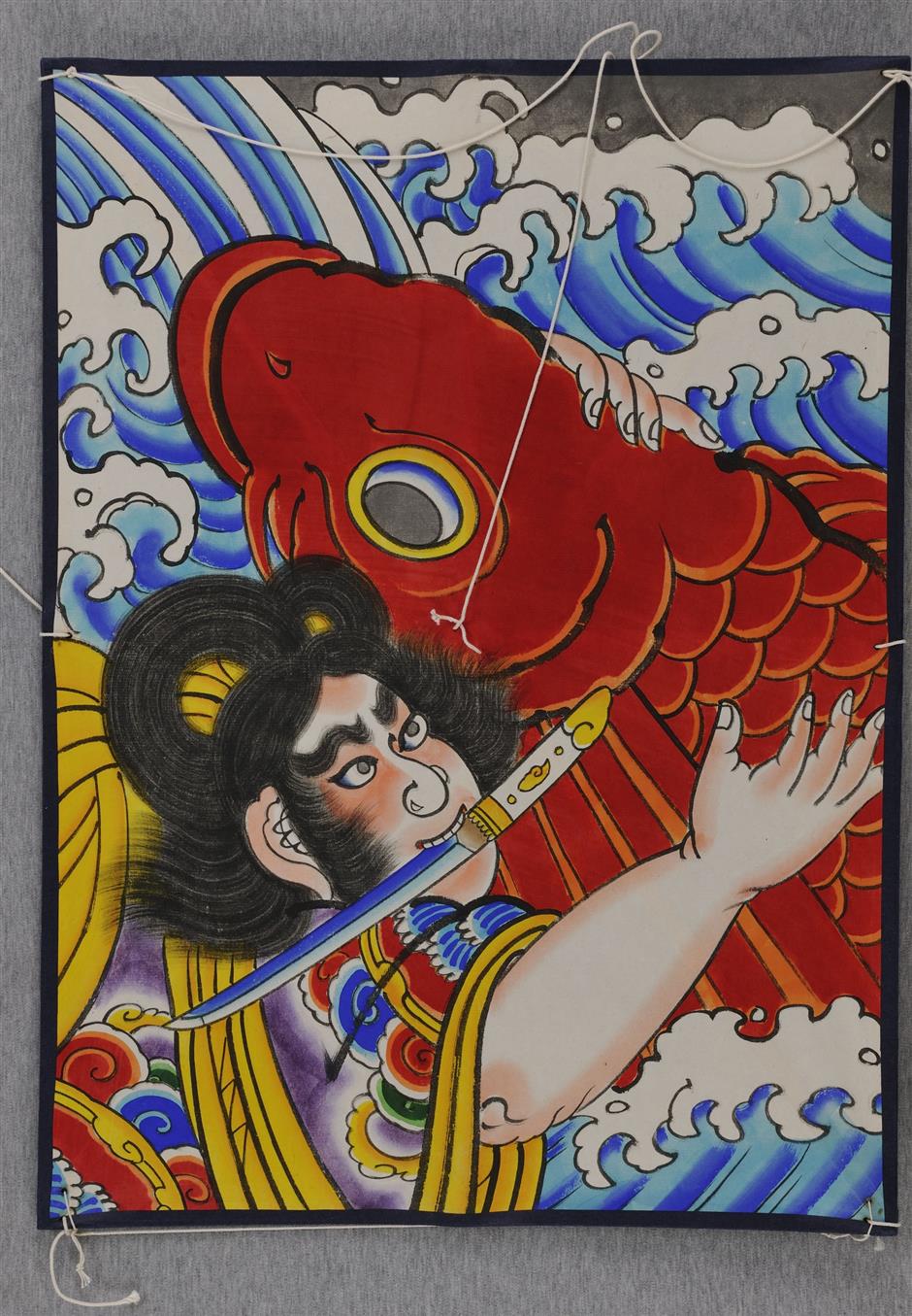 940x1355 Japan's Rich Cultural Heritage Seen Through Handcrafted Art - Japanese Folk Painting