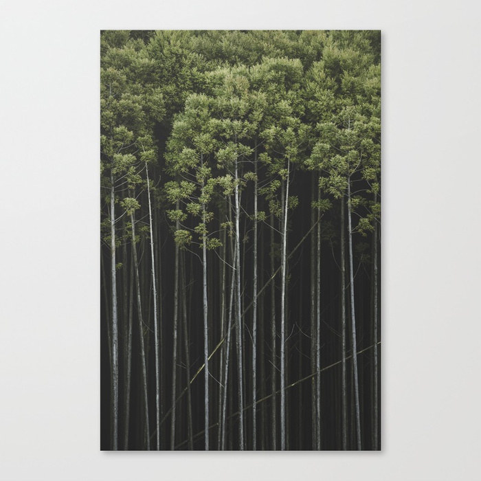 700x700 Japanese Forest Canvas Print By Abekislevitz Society6 - Japanese Forest Painting