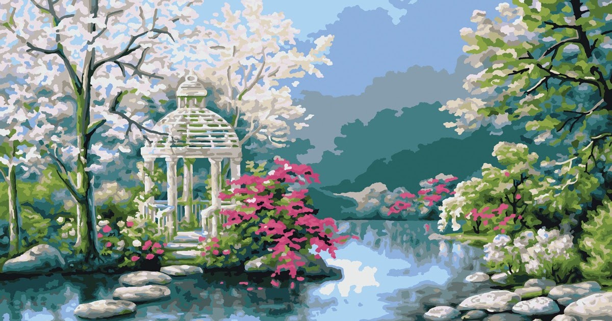 1200x630 Love Your Place Peaceful Japanese Gardens - Japanese Garden Painting