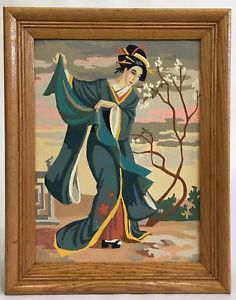 236x300 Geisha Painting Ebay - Japanese Geisha Painting