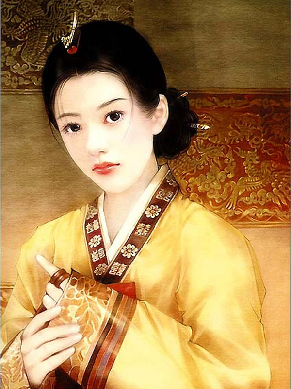 600x800 Asian, Japanese, Thi, Chinese, Indonesian Beautiful Girl Paintings - Japanese Girl Painting