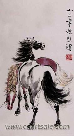 236x432 Chinese New Year Of The Horse Horse Paintings, Horse - Japanese Horse Painting