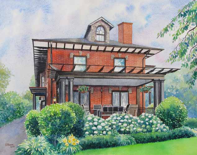 634x500 Houses - Japanese House Painting