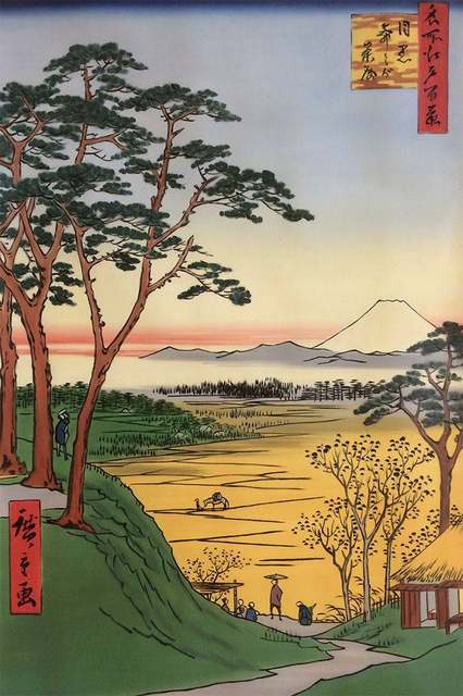 426x640 Online Shop Japanese Landscape Wall Painting On Canvas Grandpa'S - Japanese House Painting