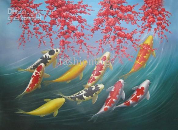 Japanese Koi Fish Painting