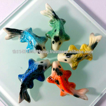 350x350 Tiny Japanese Koi Fish Carp Ceramic Painting Pottery Painting - Japanese Koi Fish Painting