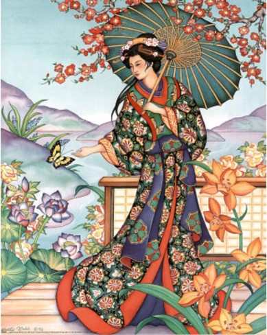 389x488 15 Best Japanese Art Images On Japanese Art, Chinese - Japanese Lady Painting