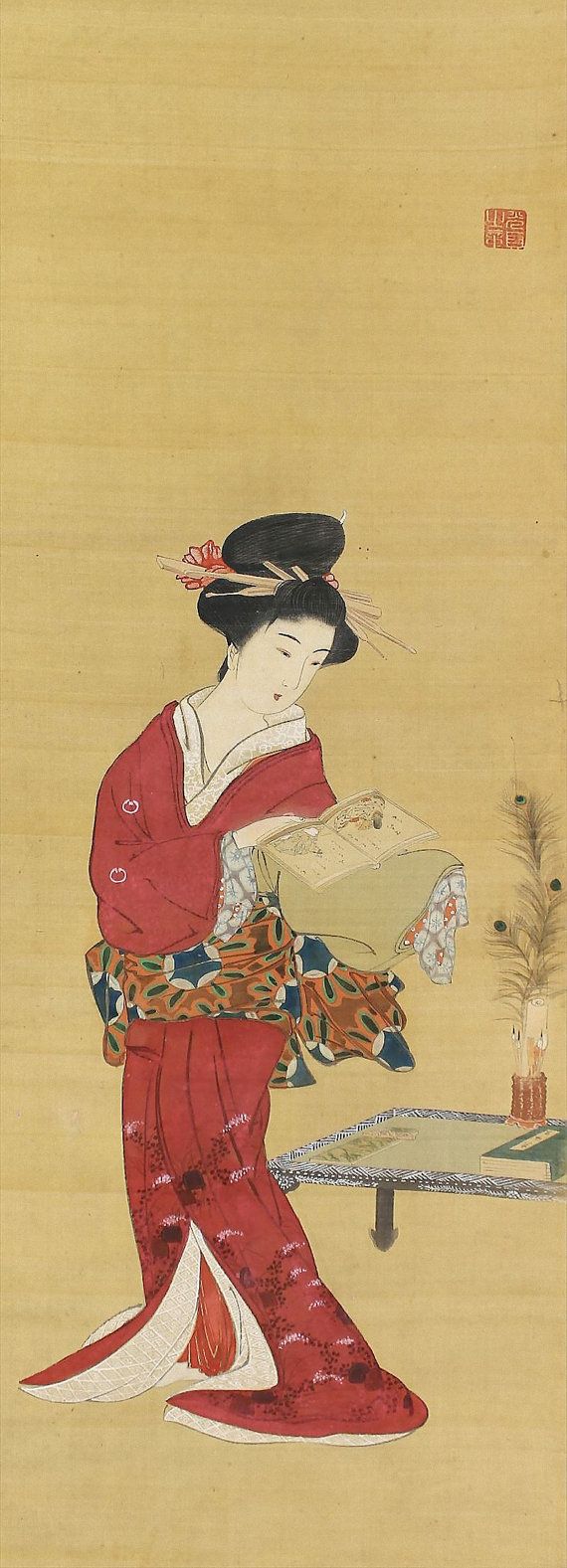 570x1577 152 Best Ukiyo E Images By Maria Regina On Japanese - Japanese Lady Painting