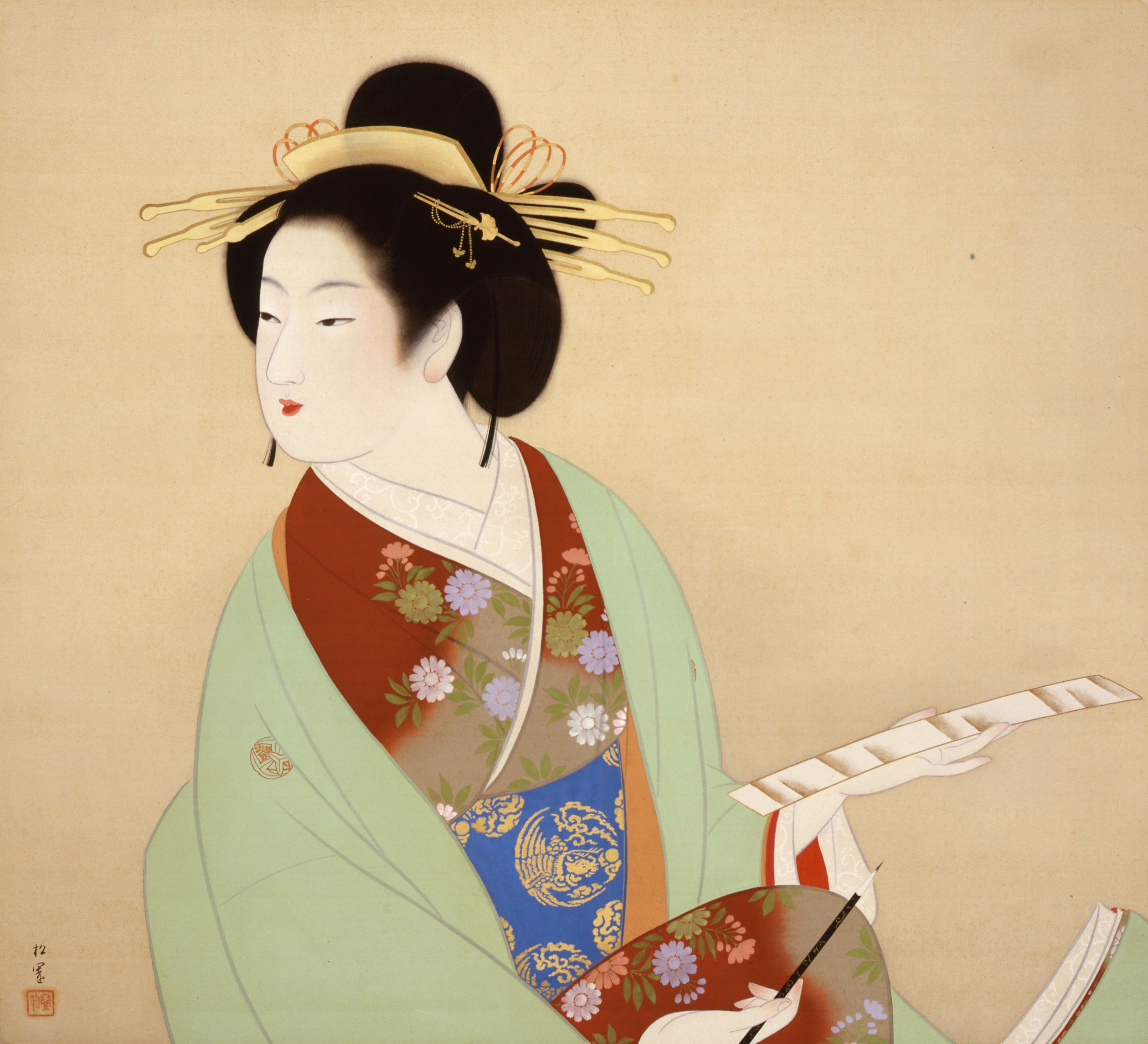 2519x2290 Painting Women Of Japan The Japan Times - Japanese Lady Painting