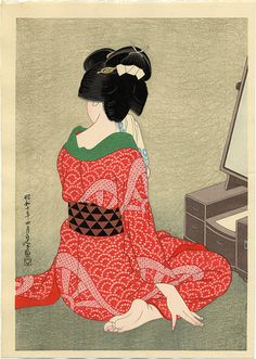 236x331 A Woman Dressed In Kimono Kimono Art - Japanese Lady Painting