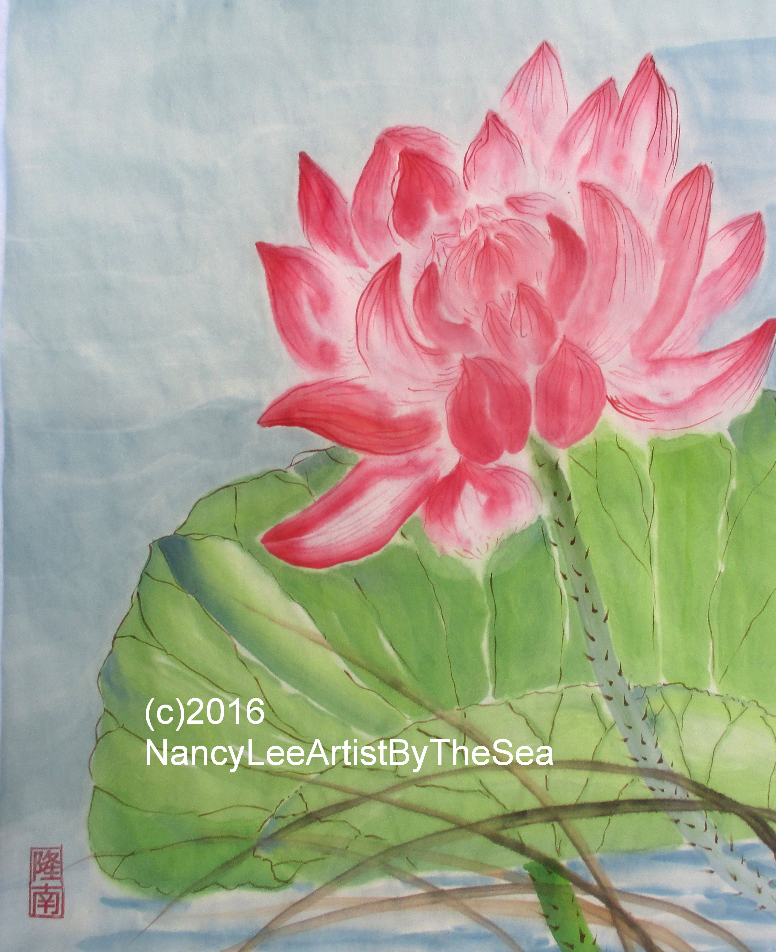 2598x3186 Lotus Flowers Japanese Brush Paintings Nldesignsbythesea - Japanese Lotus Painting