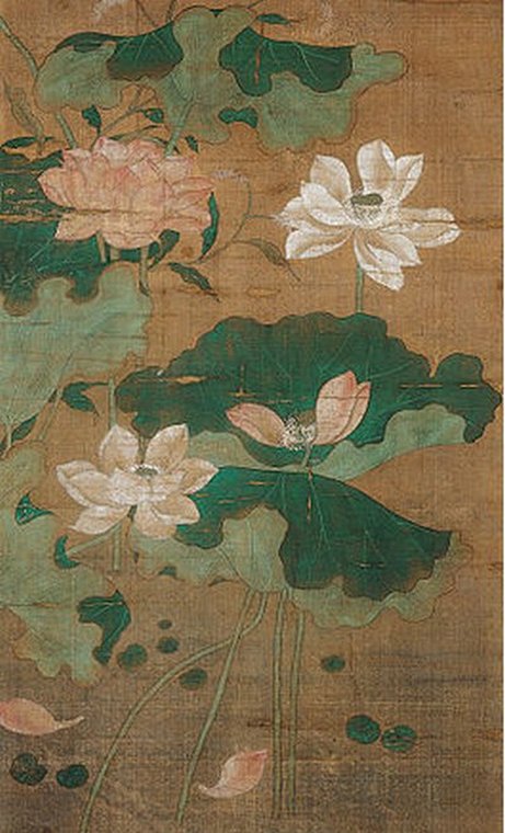 461x760 Lotus Flower Pictures And Images - Japanese Lotus Painting