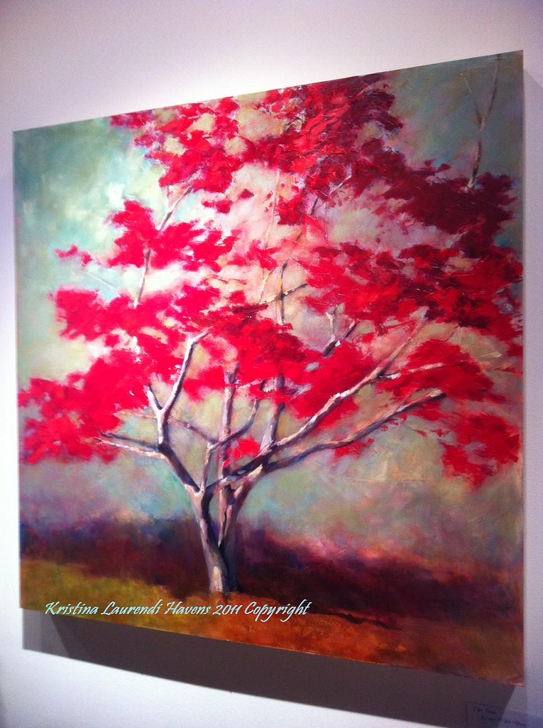 765x1024 Japanese Maple Tree Painting Cr Krystyna81 - Japanese Maple Painting