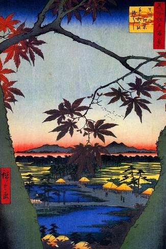 325x488 Utagawa Hiroshige Japanese Maple Trees - Japanese Maple Tree Painting