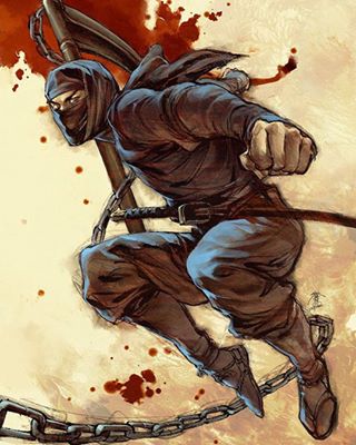 Japanese Ninja Painting at PaintingValley.com | Explore collection of ...