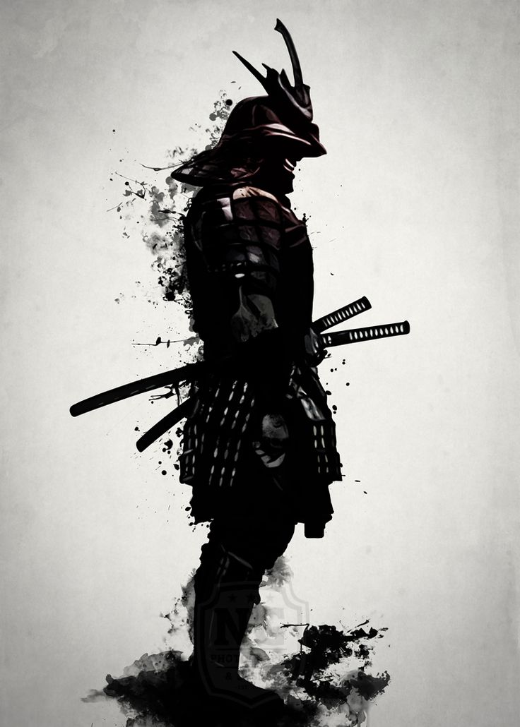 736x1030 The Meaning And Symbolism Of The Word - Japanese Ninja Painting
