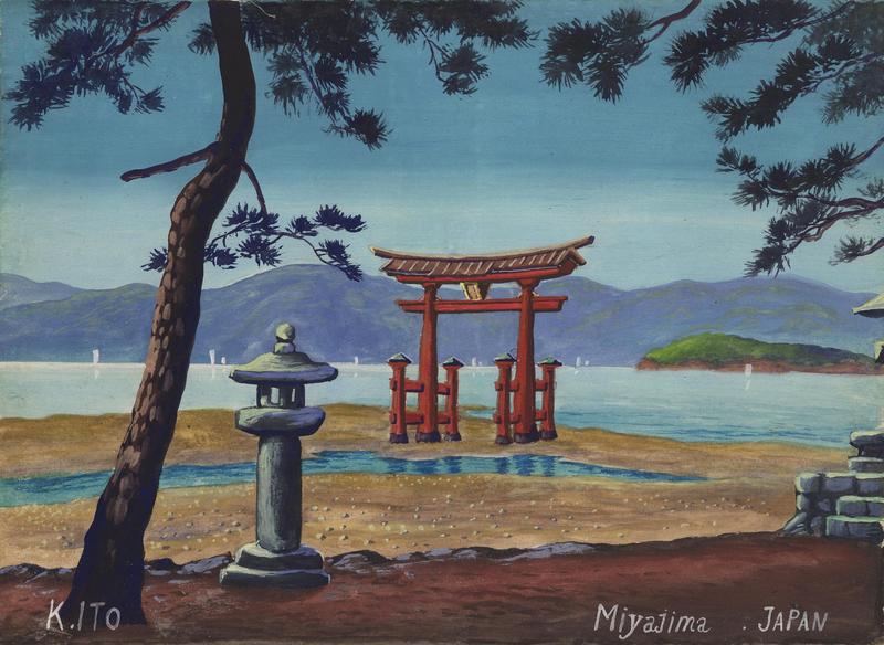 800x584 Ito, K (Oil Painter) Miyajima - Japanese Oil Painting Artists