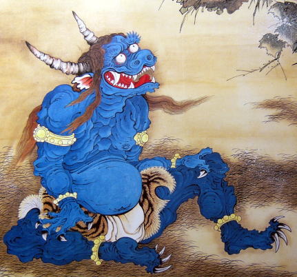 431x402 Oni Wikibestiary Fandom Powered By Wikia - Japanese Oni Painting