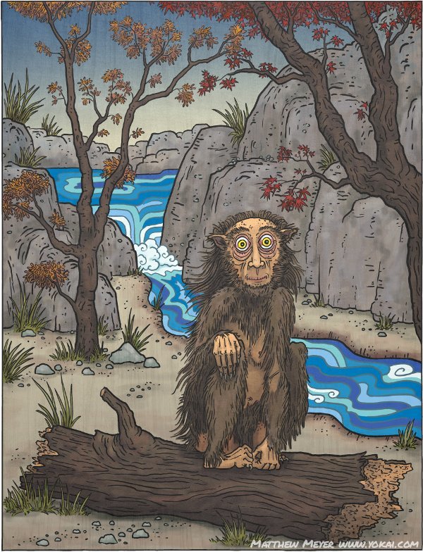 600x784 Satori - Japanese Oni Painting