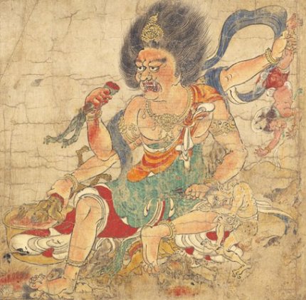 430x421 Hell Scrolls - Japanese Oni Painting