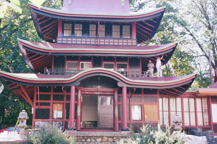 900x597 Paint Restoration, Painting And Decoration Of Japanese Pagoda - Japanese Pagoda Painting