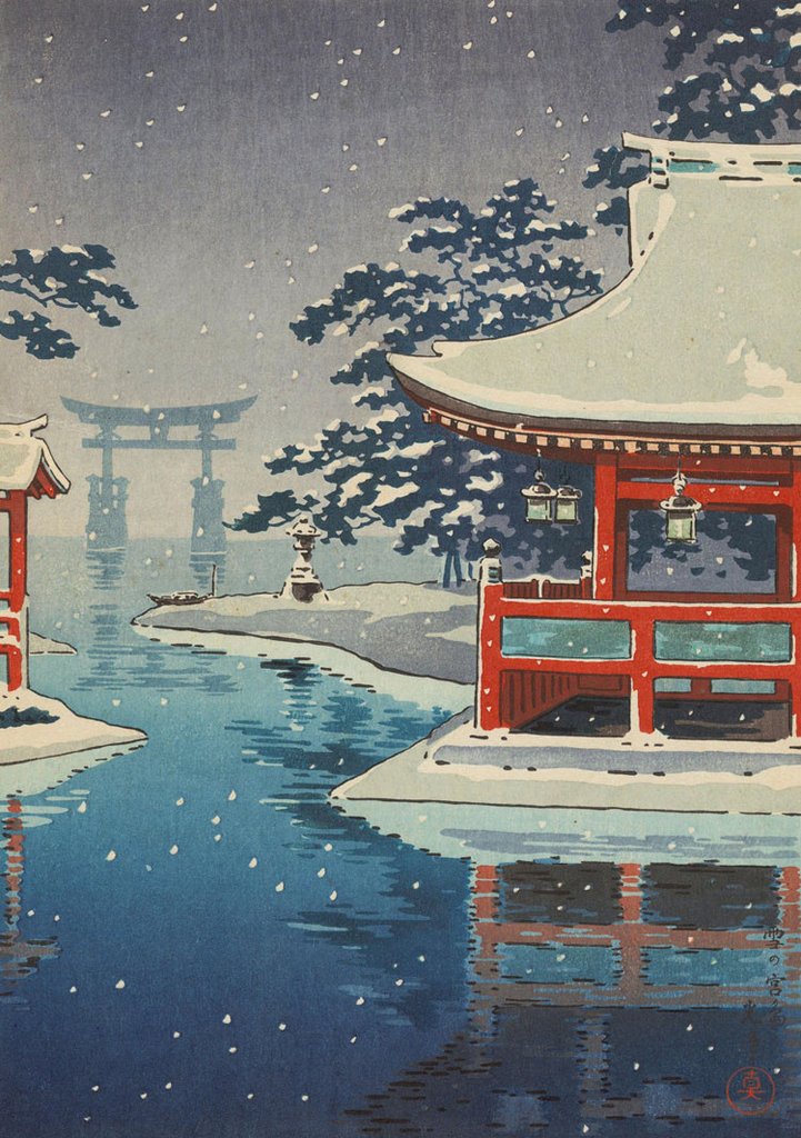 721x1024 Yamato E Art Printed On Canvas For Japanese Painting Wall Decor - Japanese Painting