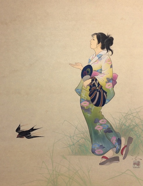 493x640 Yoji Kumagai Japanese Paintings Seizan Gallery Artsy - Japanese Painting