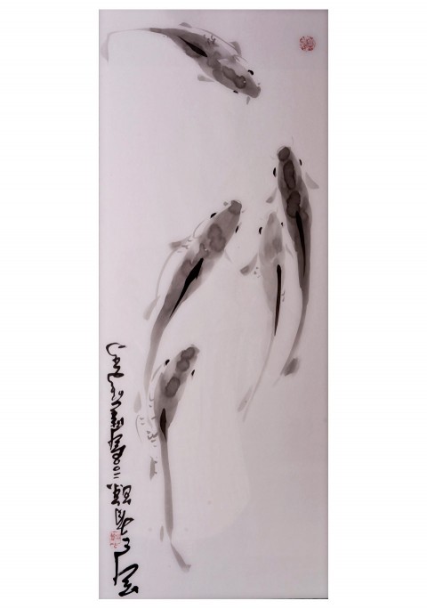 480x684 Buy Art Prints Online Of The Paintings Of Renowned Japanese Artists - Japanese Painting Koi