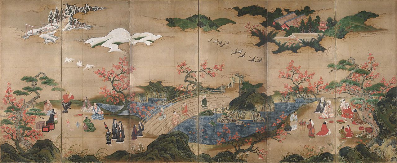 1280x526 Ancient Japanese Landscape Painting 4k Pictures 4k Pictures - Japanese Painting Landscape