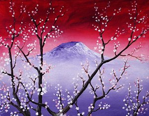 300x233 Japanese People Paintings Fine Art America - Japanese Painting Sakura