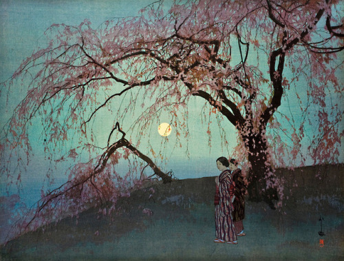 500x379 Japanese Cherry Art Tumblr - Japanese Painting Tree