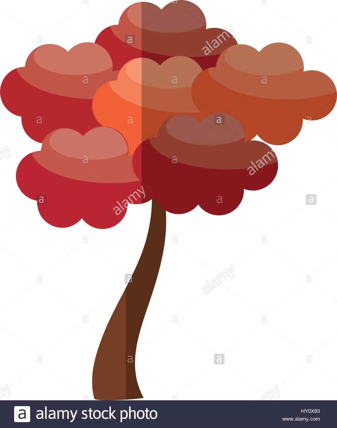 1096x1390 Oriental Cherry Tree Stock Vector Images - Japanese Sakura Tree Painting